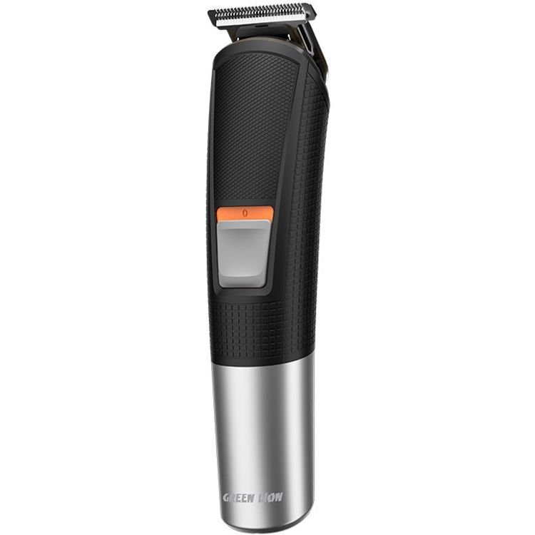 Green Lion Men's Grooming Set, On/Off Switch, LED Display, 90 Minutes Charging Time, 90 Minutes Working Time - Black