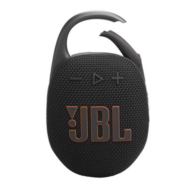 JBL Clip 5 Portable Wireless Speaker, Bluetooth 5.3, 3 Hours Charging Time, 15 Hours Battery Life, Splash Proof, Water Proof & Dust Proof, Rechargeable Battery - Black
