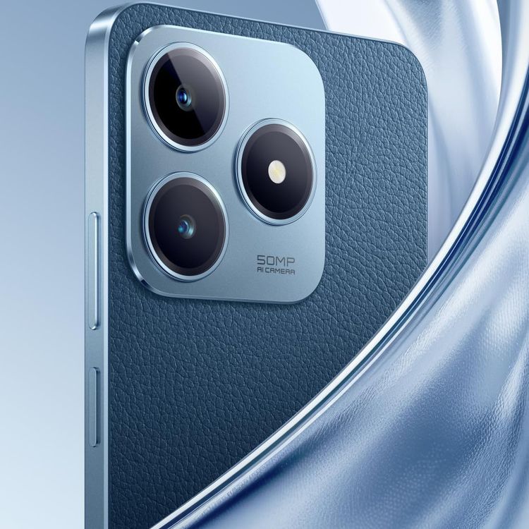 Realme C63 TRA Version, 8Gb RAM, 256GB Storage, 6.75", 50MP, Dual-SIM, Android 14, GSM, HSPA, LTE  - Leather Blue