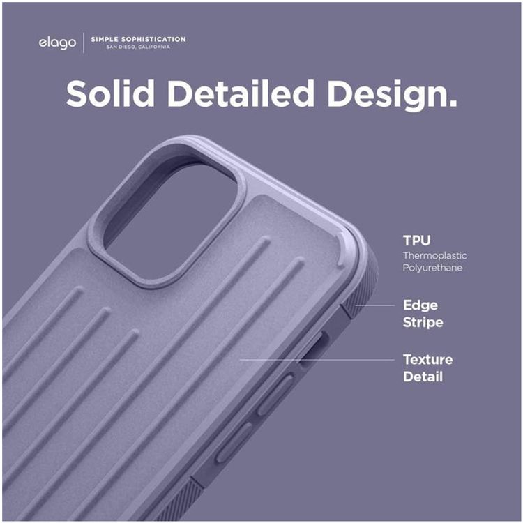 Elago Armor Case for iPhone 12 Pro (6.1") - Lavender Grey