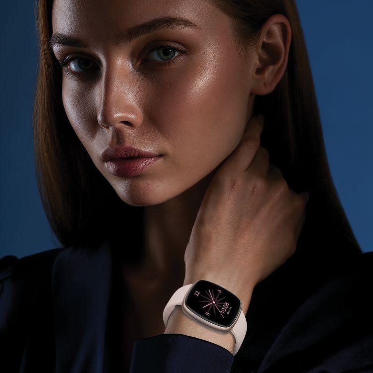 Porodo Rony 1.83" Sport Smart Watch with Multiple Sport Modes, Activity Tracker, Sleep Analysis, Up to 6 Days Battery Life, 2 Hours Charging Time, 20 Days Standby Time, 250mAh Battery Capacity, 64MB Flash Memory, Bluetooth Version 5.2, IP67Water Resistance Level - Pink