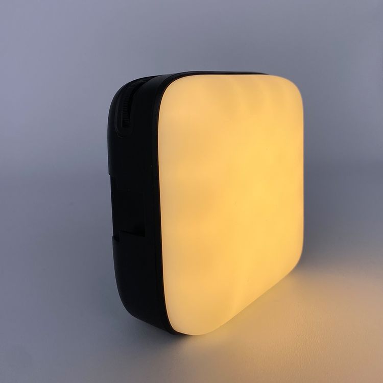 Green Lion Mini Snap Light, ABS Material, 2000mAh Battery Capacity, 100-1250Lm Brightness, 2-8 Hours Working Time, 3 Hours Charging Time, Type-C Charging Port - Black