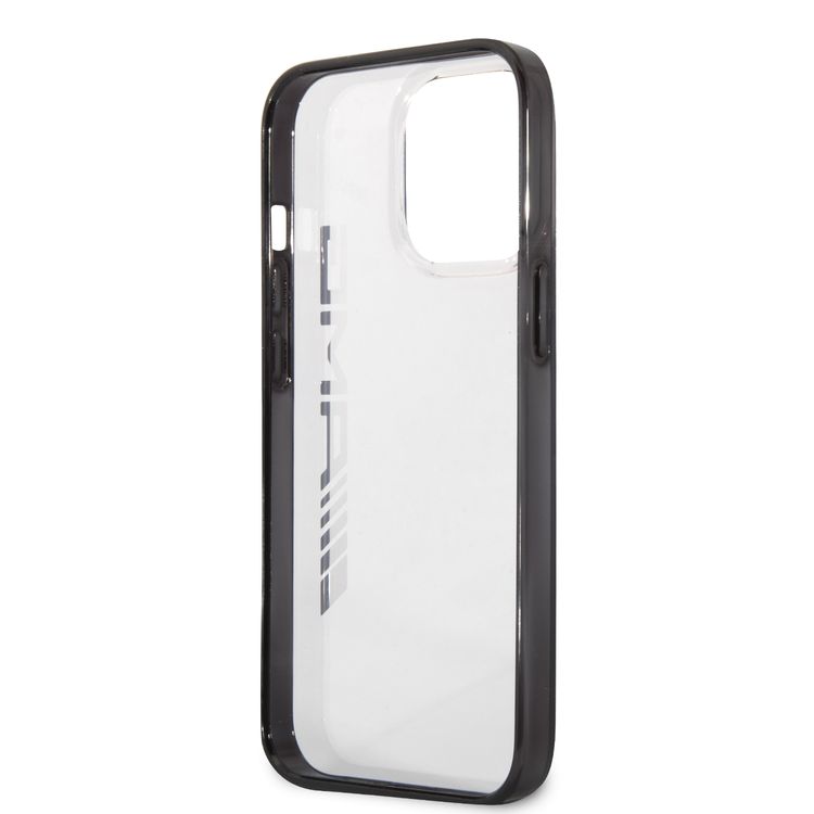 AMG PC Transparent Hard Case with Black Matte TPU Rim iPhone 14 Pro Max - Clear
