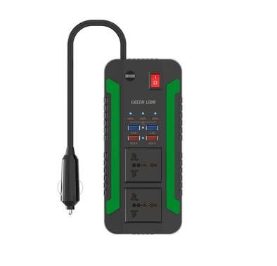 Green Lion Spark 300 Power Inverter, 2 AC Sockets, 3 Type...