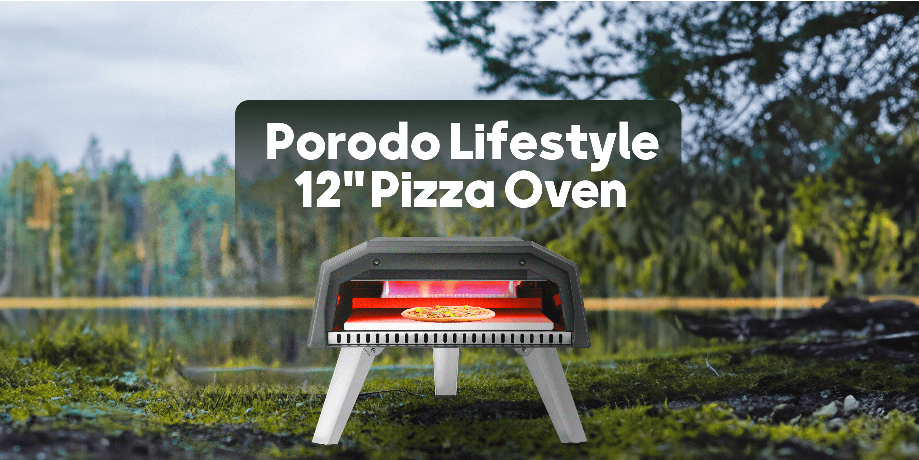 How The Porodo Lifestyle 12" Outdoor Pizza Oven Transforms Backyard Cooking