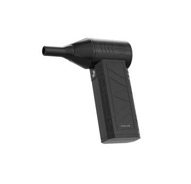 Green Lion Jet Pro Lite مع فوهة مغناطيسية، سرعة محرك 100000RPM، وضع التوربو، فوهة مغناطيسية، مركز للرياح، محرك عالي السرعة بدون فرش، 4 مستويات للسرعة، بطارية 2600mAh، منفذ شحن Type-C - لون أسود