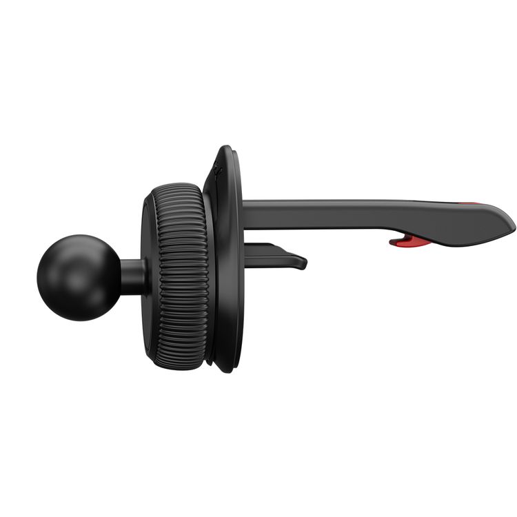 شاحن السيارة المغناطيسي باورولوجي إير ويف مع حامل للوحة القيادة وحامل لفتحة التهوية، بطاقة شحن للهاتف تبلغ 15 واط، وطاقة شحن للسماعات تبلغ 5 واط، شحن لاسلكي سريع Qi2، طول الكابل 1.2 متر، زاوية مشاهدة 360 درجة،