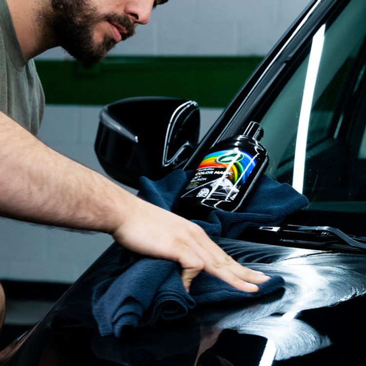 ملمع طلاء السيارات كولور ماجيك من ترتل واكس، 500 مل - أسود غامق