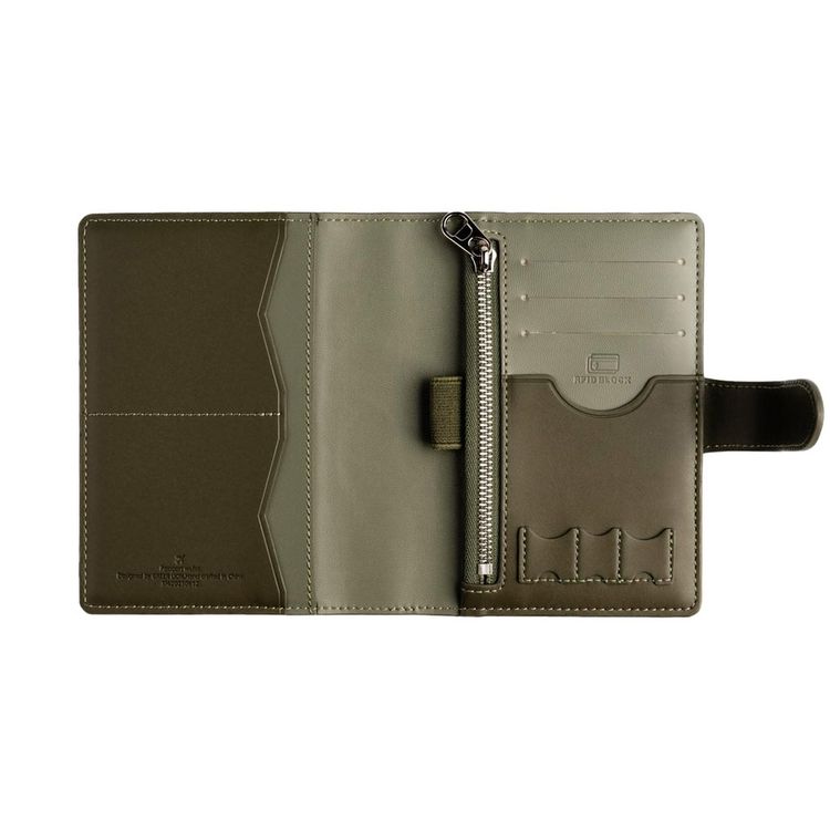 Green Lion Passport Pouch  - Green