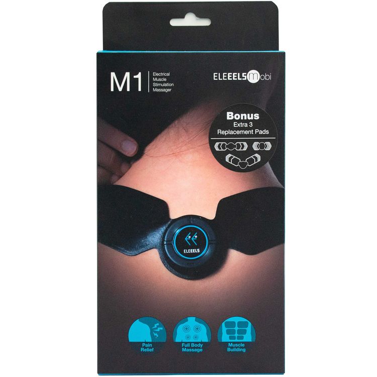 Eleeels Electrical Muscle Stimulation Massager - Black
