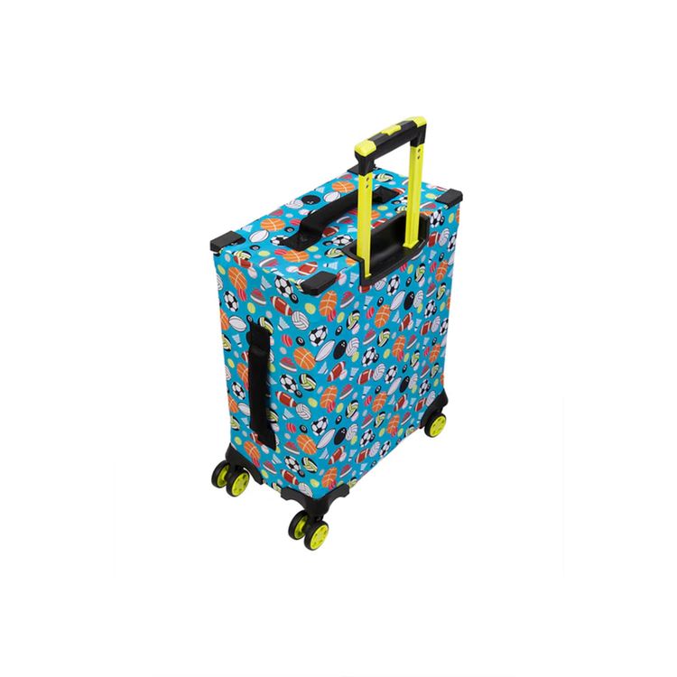 it Luggage Kids Maxpace Luggage, 31L Capacity, 8 Spinner Wheels, Telescopic Handle - Ocean Blue