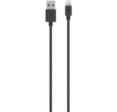 Belkin Mixit USB-A to Lightning Cable Mfi Certified iPhone Charging Cable - Black