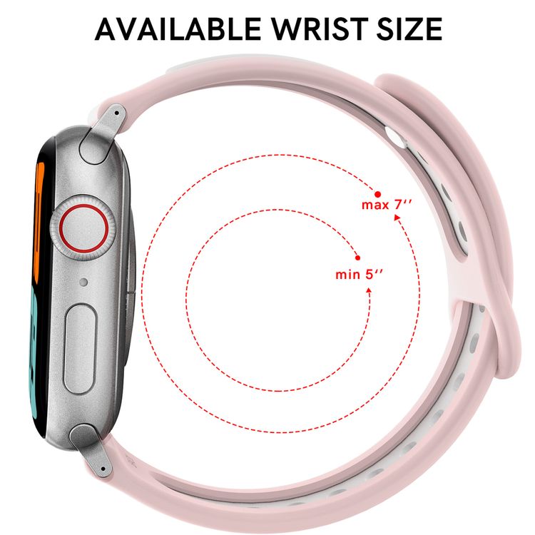 AhaStyle Premium Silicone Apple Watch Band Duotone Design 42 / 44mm