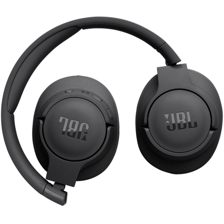 JBL Tune 720BT Wireless Over-Ear Headphones with Voice Aware Technology, Lightweight, Comfortable & Foldable Design, Fast Charge, JBL Pure Bass Sound, Water Resistant, JBL One App - Black