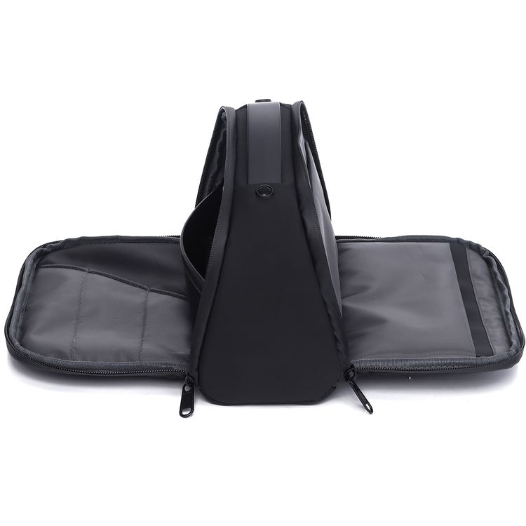 Levelo Oslo Pouch & Toiletry Bag with Exquisite Safeguarding, Polyester with Coating, Lightweight Design, Water Resistant, Ample Space - Black
