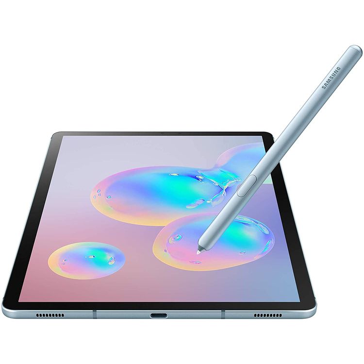 Samsung Galaxy Tab S6 with S Pen SM-T865 (Wi-Fi + Cellular ) 10.5" inch Display 6GB RAM / 128GB ROM, 7040 mAh Long-Lasting Battery, 15W Fast Charging, 8MP Front & 13MP Rear Camera, Tablet with Fingerprint Sensor - Blue
