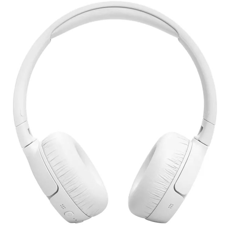 JBL Tune 670 Wireless Noise Cancelling Headphones with Detachable Type-C Cable, Voice Assistant Integration, Built-in Microphone, 70 Hours Battery Life - White