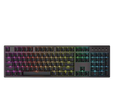 لوحة مفاتيح الألعاب الميكانيكية اللاسلكية Durgod Taurus TKL - Double Shot PBT NKRO (أحمر كرزي، بني) - الفضاء الأرجواني