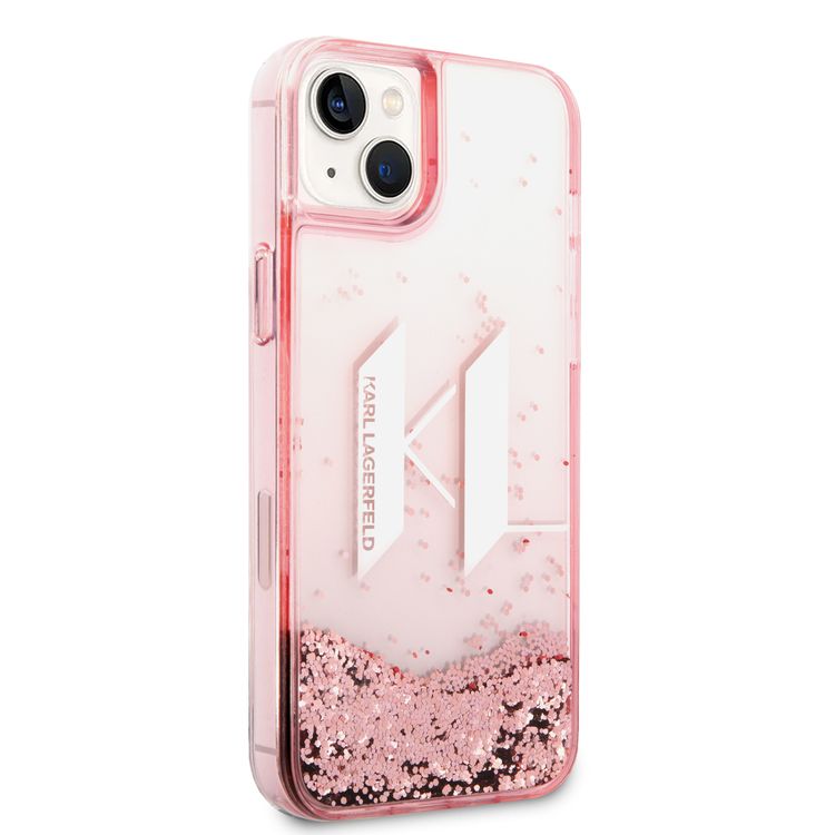 Karl Lagerfeld Liquid Glitter Case Big KL Logo