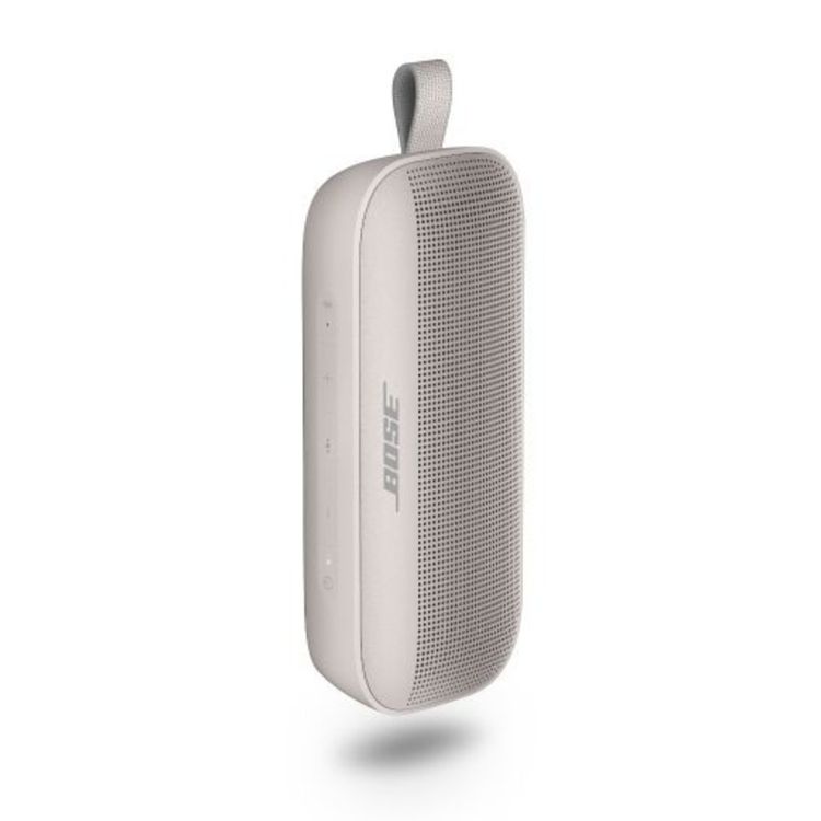 Bose SoundLink Flex Bluetooth Portable Speaker with Built-in Microphone, Up to 12 Hours Battery Life, USB-C Charging Port, IP67 Waterproof, Bluetooth & USB Connectivity - White