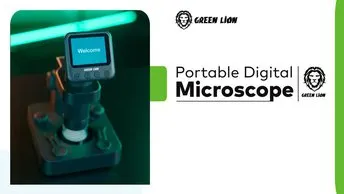 Portable Digital Microscope 100x Zoom | Runbazaar (GNPDGMICSPBK)