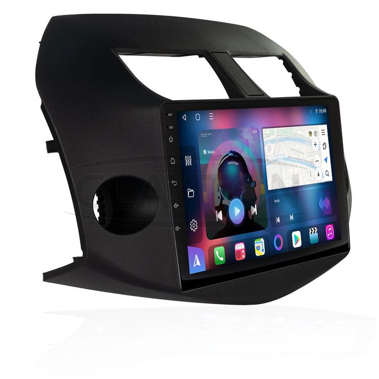 Clayton Android Multimedia System, Toyota RAV4 2008, 6 GB, 128 GB - Black