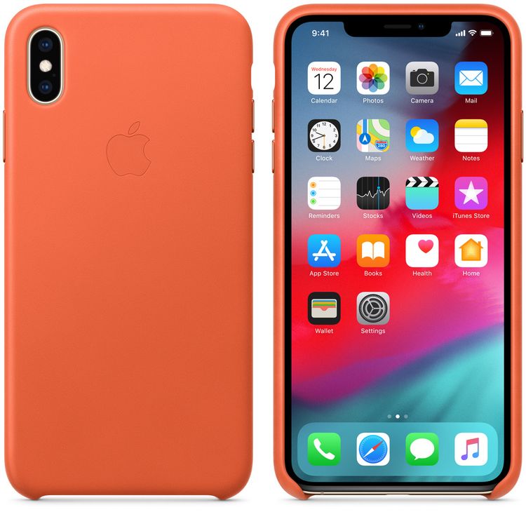 Apple iPhone XS Max ( 6.5" ) Leather Case - Sunset