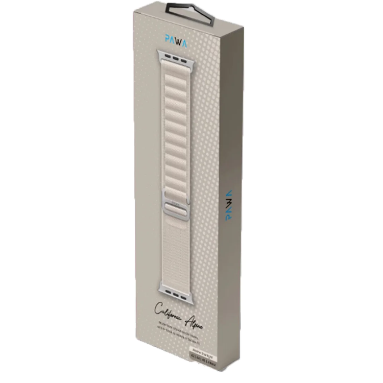 حزام ساعة Pawa California Alpine Loop Ultra/Series 8 49/45/44/42 ملم - ستارلايت