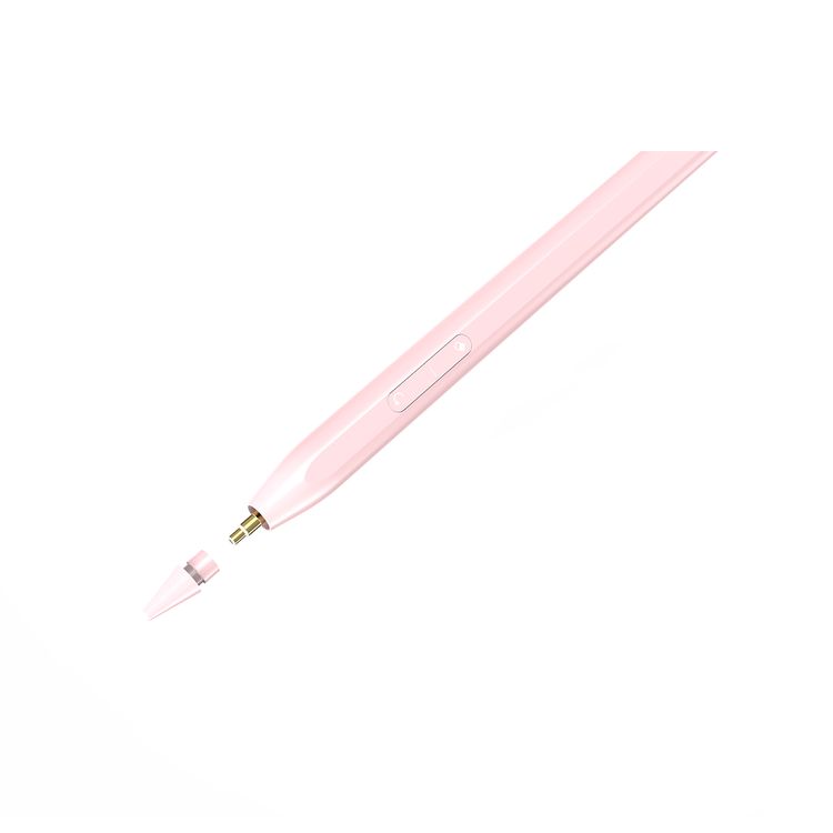 قلم Porodo مغناطيسي لأجهزة iPad، مقاس ريشة 1.2 مم، وقت عمل مستمر يصل إلى 9 ساعات، مصنوع من سبيكة الألومنيوم، منفذ شحن USB-C، بطارية 130 مللي أمبير في الساعة، متوافق مع موديلات iPad من 2018 إلى 2024، بدون تأخير، شحن سريع - وردي