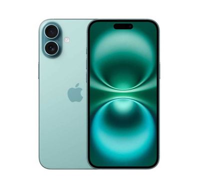 Apple iPhone 16 with 256GB Capacity, TDRA Version, 6.1‑inch Screen Size, USB-C Connector Type, 6‑Core CPU, 5‑Core GPU, 5G Network Technology, Splash, Water & Dust Resistant - Teal