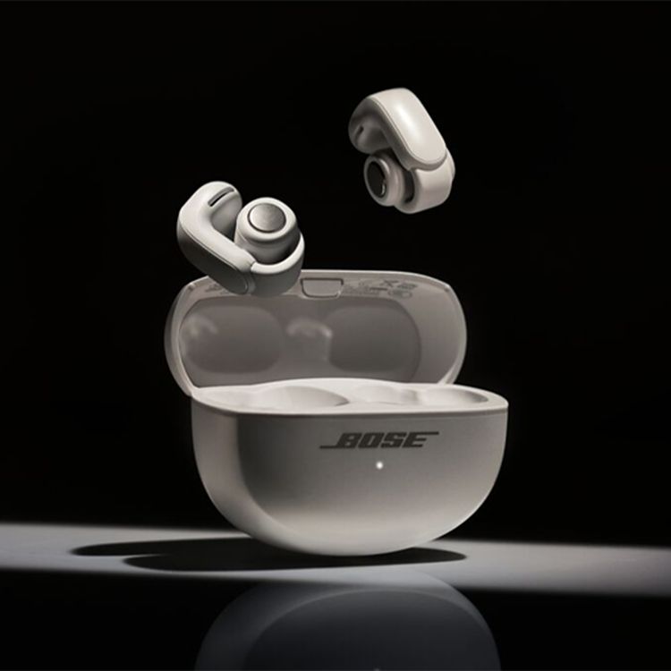 Bose Ultra Open Ear True Wireless Earbuds, Up to 48 Hours of Battery Life, Immersive Audio, Open-Air Design, Surprisingly Private, Snapdragon Sound, Long-Lasting Comfort - Diamond 60th Edition