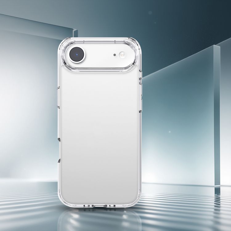 Levelo Clara Clear Case with Long-Lasting Clarity for iPhone 17 Air , Enhanced Camera & Screen Protection, Precision Fit, Shock-Resistant Bumper, Ever-Clear Technology, Drop-Tested - Transparent