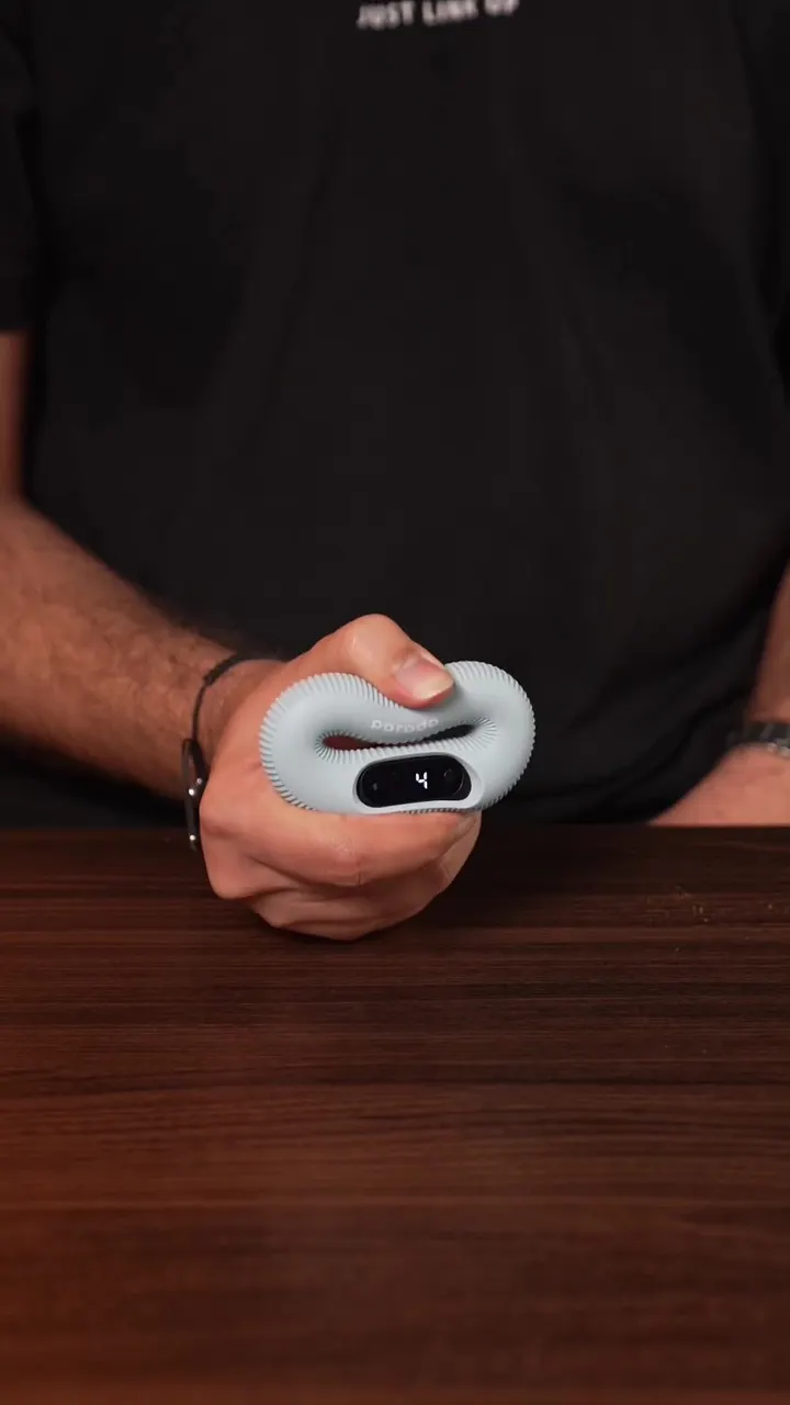 Porodo Smart Strength Grip Digital Display With App Game Interaction