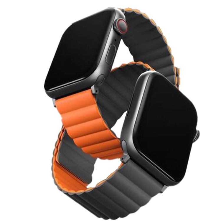 Uniq Revix Reversible Magnetic Apple Watch Strap - Charcoal