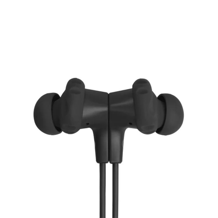 JBL Endurance Run2 Sports Wired In-Ear Headphones, Twist Lock, Water Proof, Sweat Resistant, Magnetic Buds, Hands-Free Phone Calls, 8.2mm Driver Size, JBL Pure Bass Sound - Black