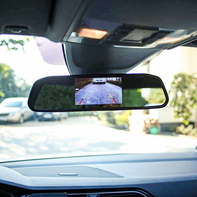 CLAYTON 4.3″ TFT LED Car Rearview Mirror Monitor, Car Rear Backup Parking Camera