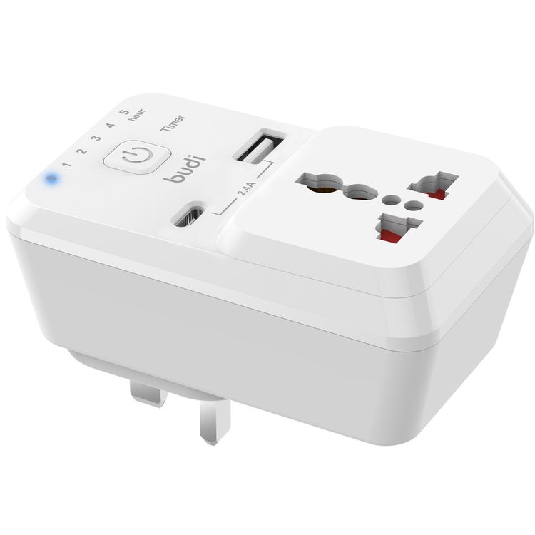 Budi Timer Home Charger - White