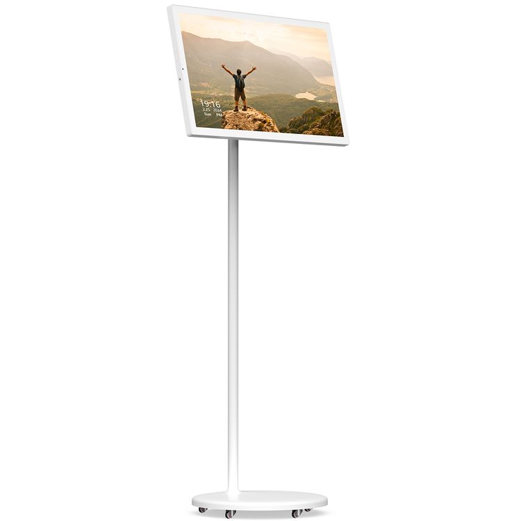 Powerology 32" Android Smart Screen, 15600 mAh Battery Capacity, 5 MP Camera, HDMI, USB-C, USB-A, 3.5 mm Audio Jack Ports, 3-Pin UK Plug - White