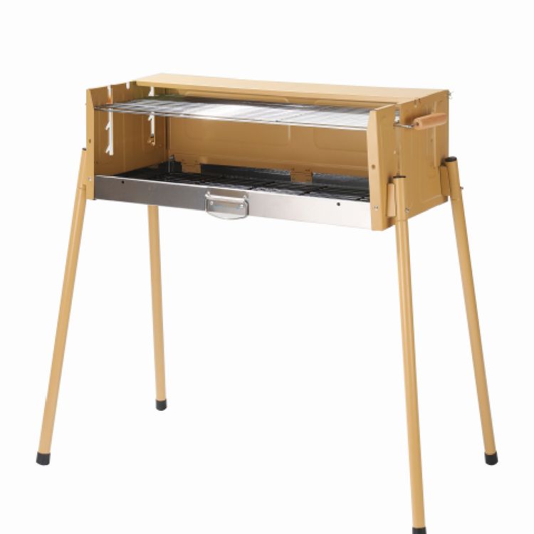 مشواة الفحم المحمولة / فرن الكربون لأسلوب حياة بورودو للتخييم - بيج