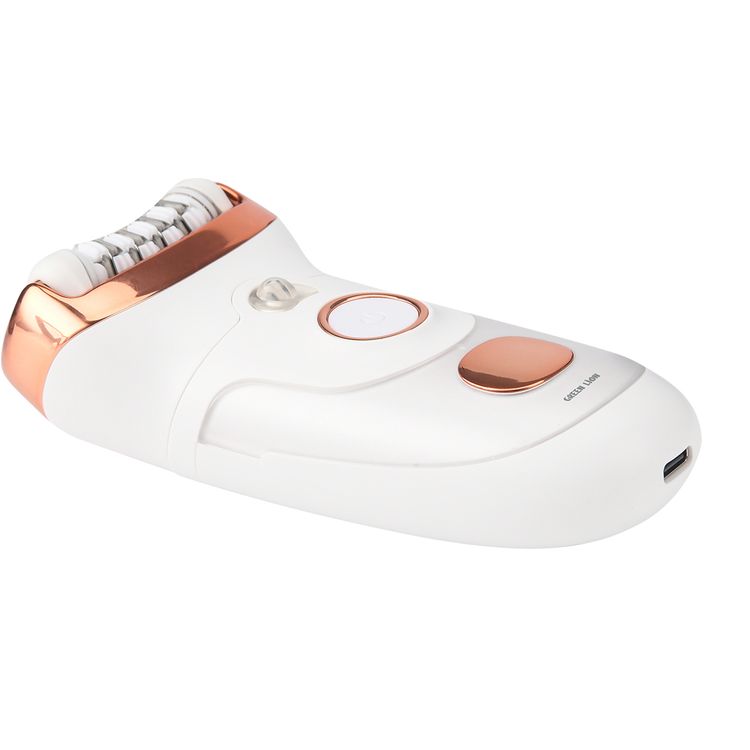 Green Lion 2-in-1 Epilator with Shave & Trim & Epilate Function, Cleaning Reminder, Stainless Steel Blades, 8500RPM Motor, Ergonomic Design, 400mAh Battery Capacity. Digital Display - White
