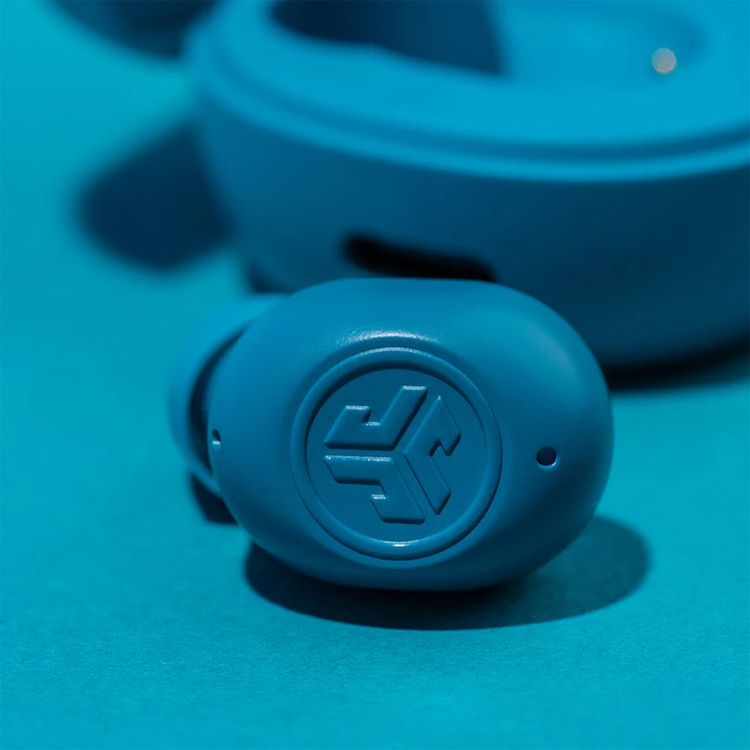 JLab JBuds Mini True Wireless Earbuds, Noise-Canceling, Quick Charge, Splashproof, 15 Minutes of Fast Charging Time, 20 Hours Total Playtime - Teal