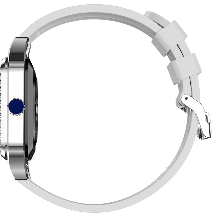 Green Lion Hilux Smart Watch with Extra Strap, 1.3" TFT IPS Display, 2-4 Days Working Time, 450nits Brightness, Sport Modes & Activity Tracking, Health Monitoring, 150mAh Battery, Bluetooth Version 5.4 - Silver