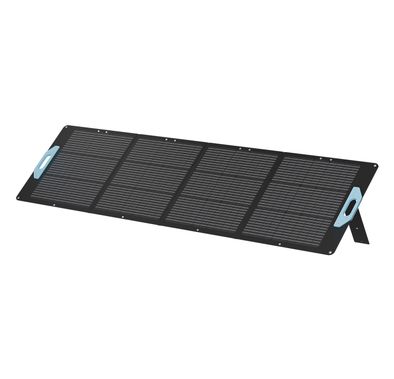 Powerology 200W Monocrystalline Portable Solar Panel, -10~65°C Operating Temperature, Up to 23.5% Cell Efficiency, Perfect for Off-Grid Applications, Foldable Design, IP67 Splashproof, 21.6V Open Circuit Voltage, 13.3A Short Circuit Current - Black