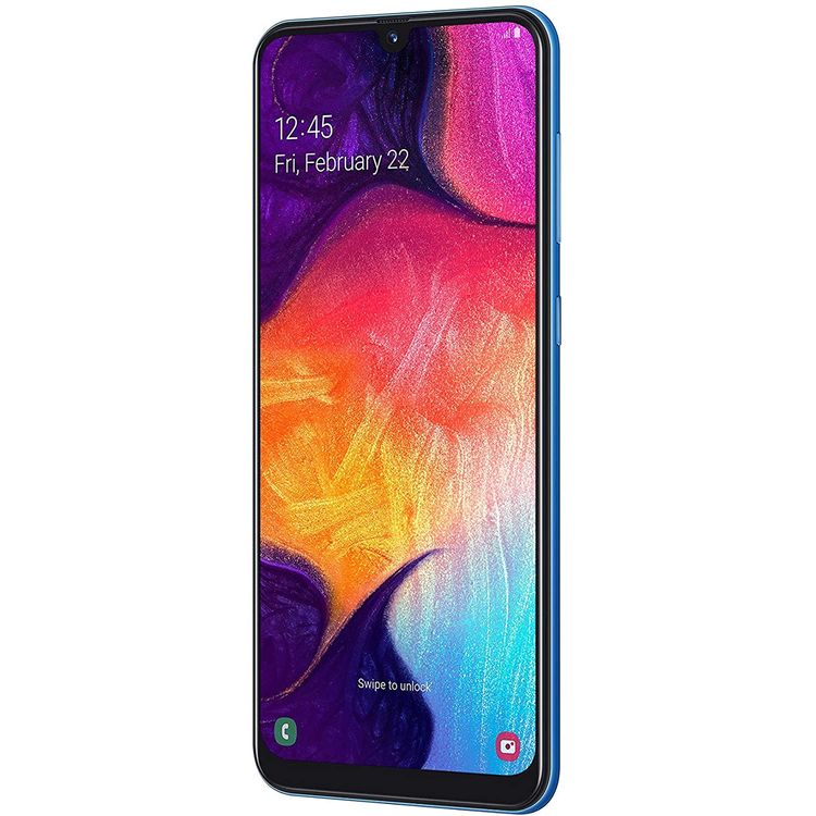 Samsung Galaxy A50 Dual SIM 128GB 4GB RAM 4G LTE (UAE Version) - Blue