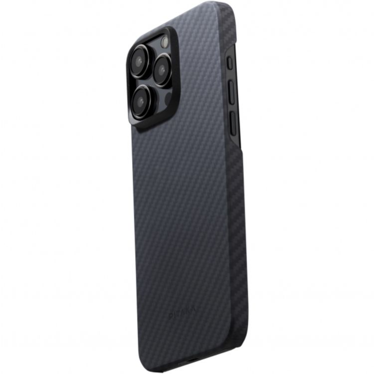 Pitaka iPhone 15 Pro For MagEZ Case 4 1500D - Black/Grey Twill