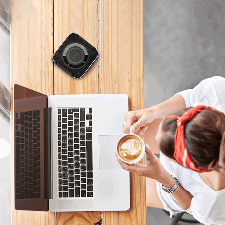 Porodo Home & Outdoor Portable Router 4G & LTE, 40m Signal Distance, 12 Hours Working Time, Up-to 10 Devices Connection Ability, 100Mbps LAN, Built-in Battery, Micro SIM, CPE & MiFi, CAT4 Category, 150Mbps Download Rates & 50Mbps Upload Rates - Black / Gray