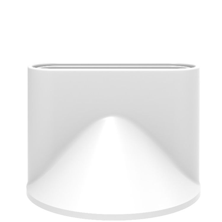 Green Lion LUXAIR Hair Dryer with 1600W Rated Power, 3 Heat Settings, Magnetic Nozzle, Digital Display, Thermostat Control, 2 Wind Speeds - White 