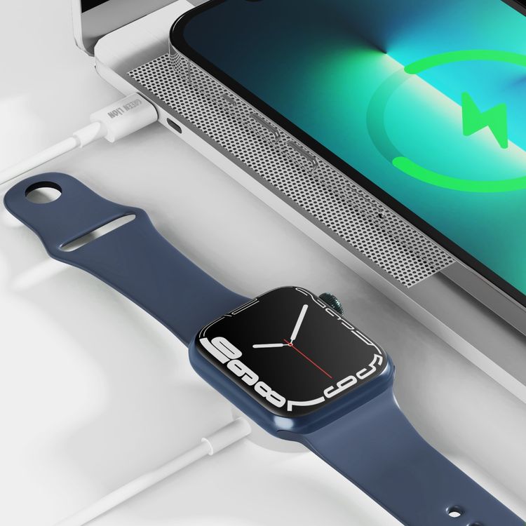 GreenLion 2 In 1 Magnetic Wireless Charging Cable,  