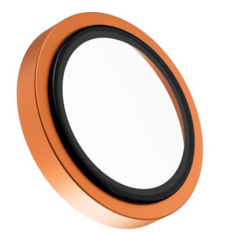 Levelo LucentTrio Camera Lens Protector with 99%  Transmittance for iPhone 17 Pro / 17 Pro Max, Anti-Fingerprint, Anti-Scratch, Double-Sided AR Glass, Oleophobic Coating, Multi-Layer Protection, Strong Adhesive - Titanium Orange