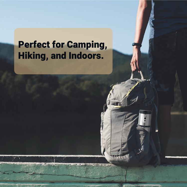 LePresso Portable Burr Mini Grinder and Coffee Maker with Type-C Charging Port, Adjustable Grind Size, Drip Filter, Travel Mug, 250mL Mug Capacity, 18g Coffee Bean Capacity, 1600mAh Battery - Silver